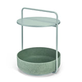 Modern cat bed aesthetically pleasing in green felt color