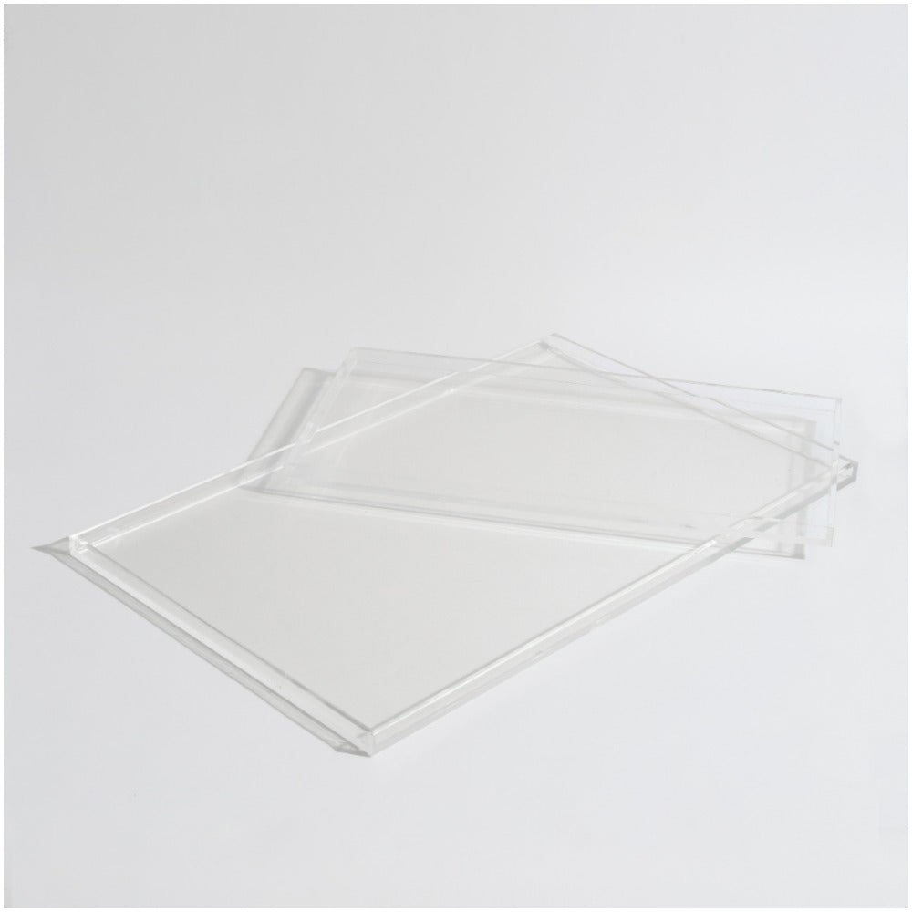 Use an overflow feeder tray under your pet bowls if your dog or cat is a messy eater