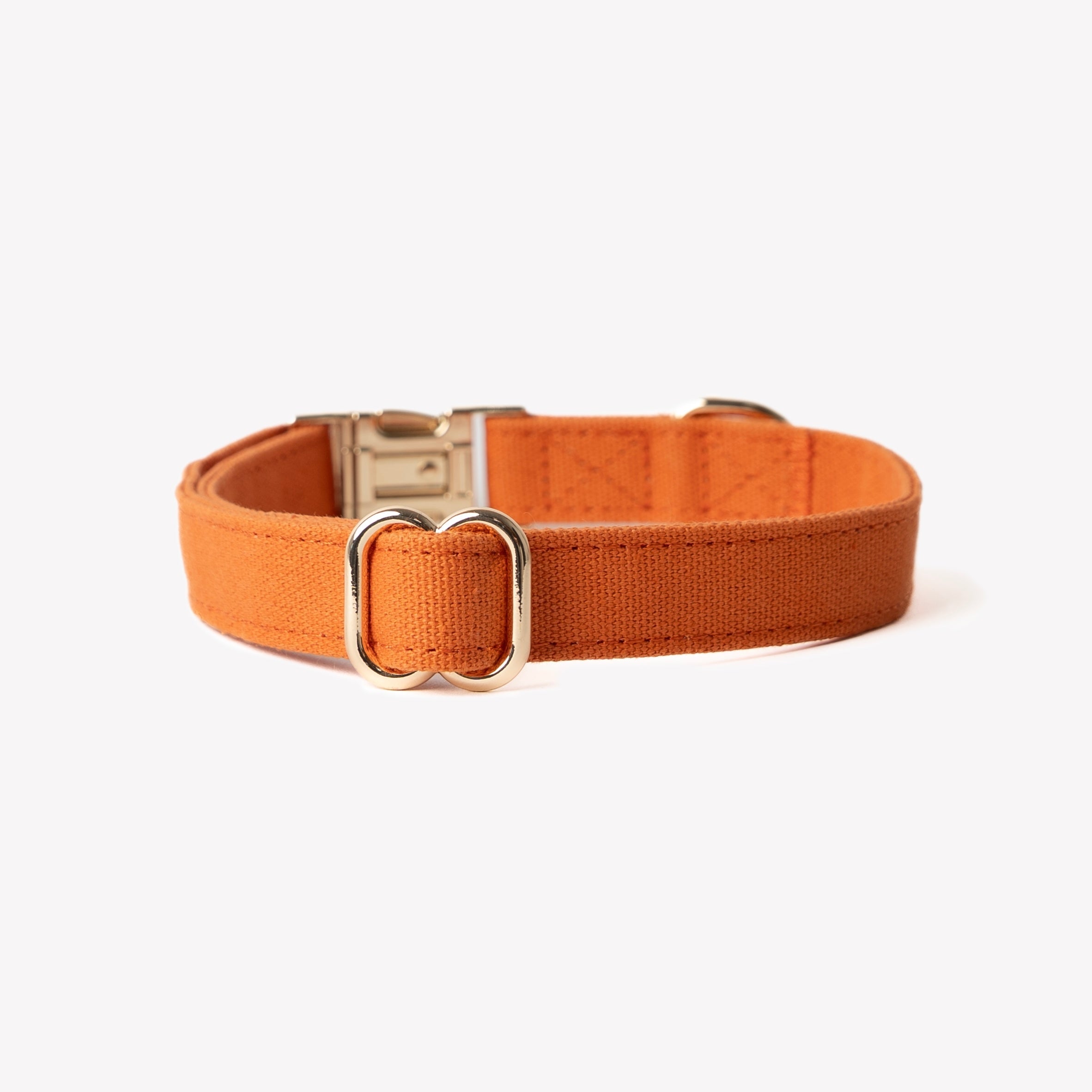 Soft Canvas Dog Collar | Luxury Terracotta Color