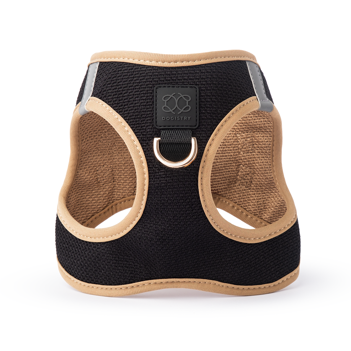 Dogistry SoHo step-in harness in Crosby black, front