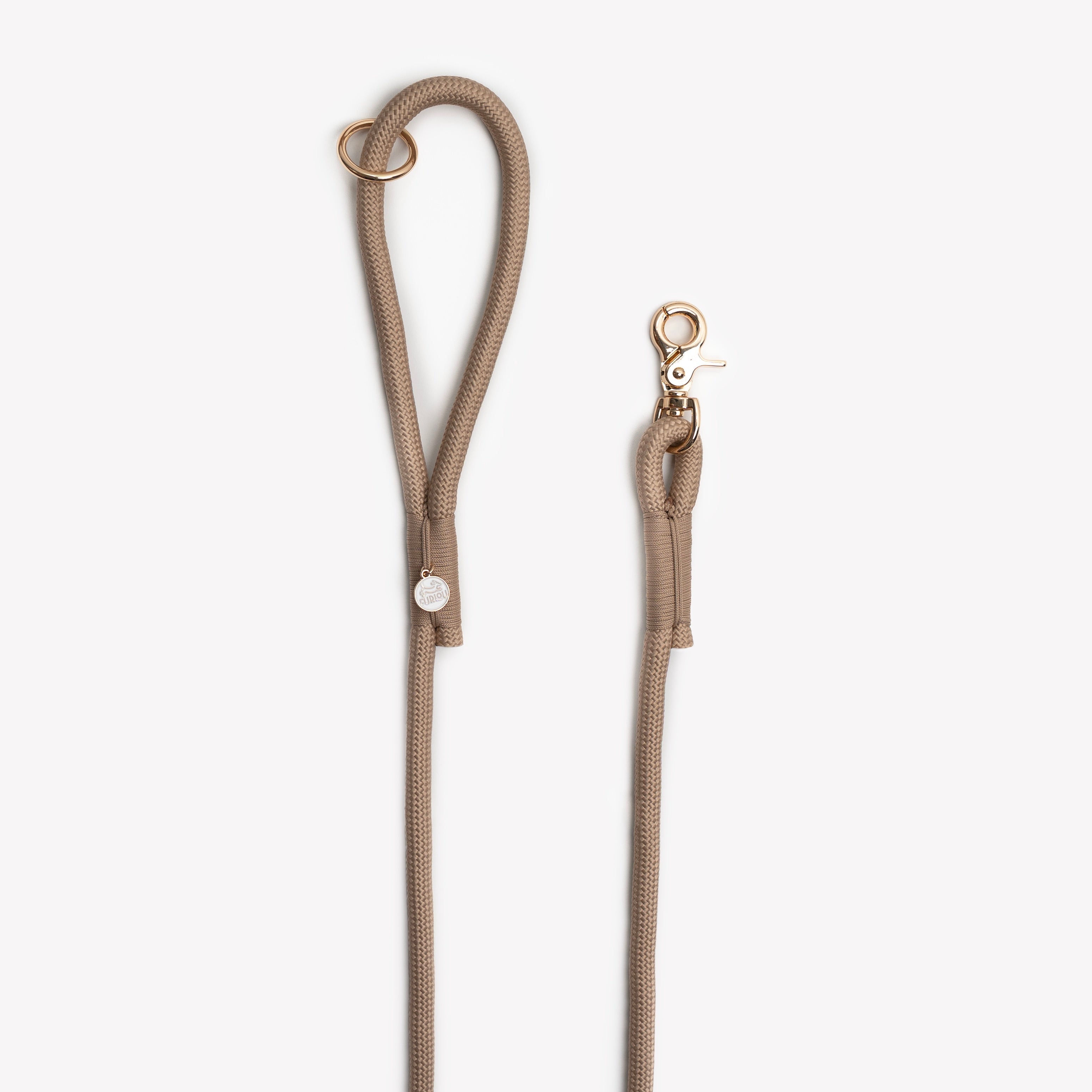 Luxury Braided Rope Leash For Strong Pullers | Sand