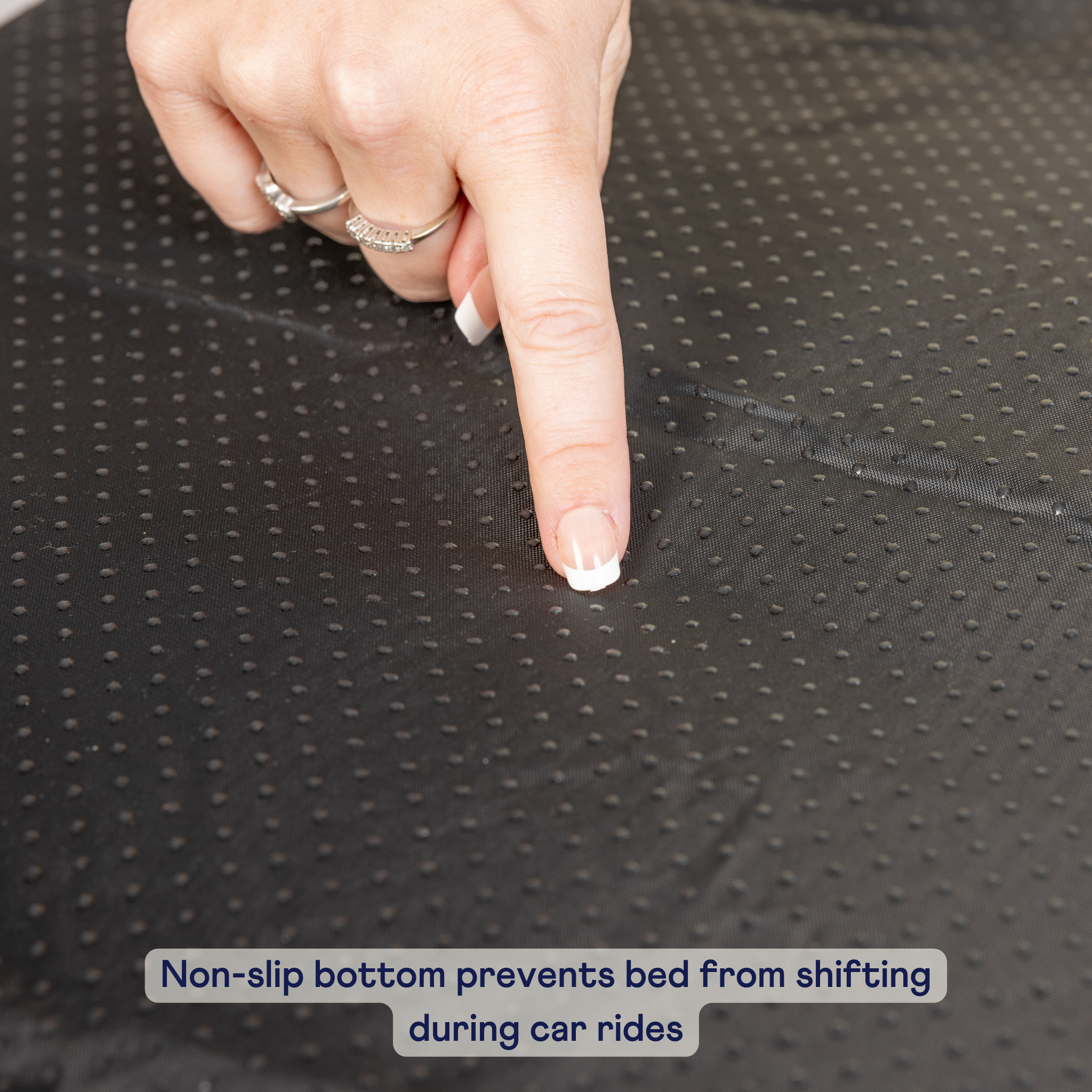 PupProtector Faux Leather Memory Foam Dog Car Bed - Camel