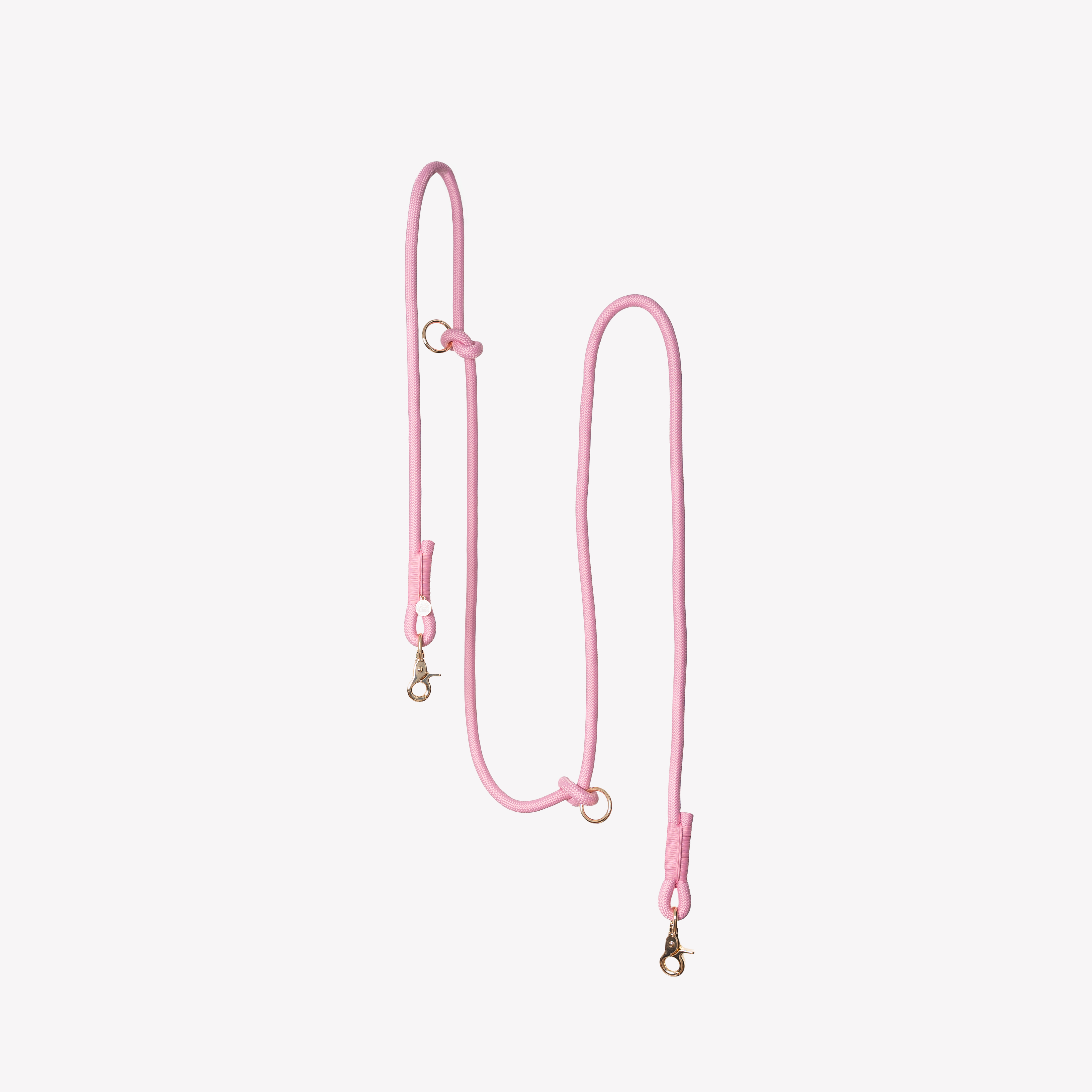 'Pink' - Hands Free Braided Leash
