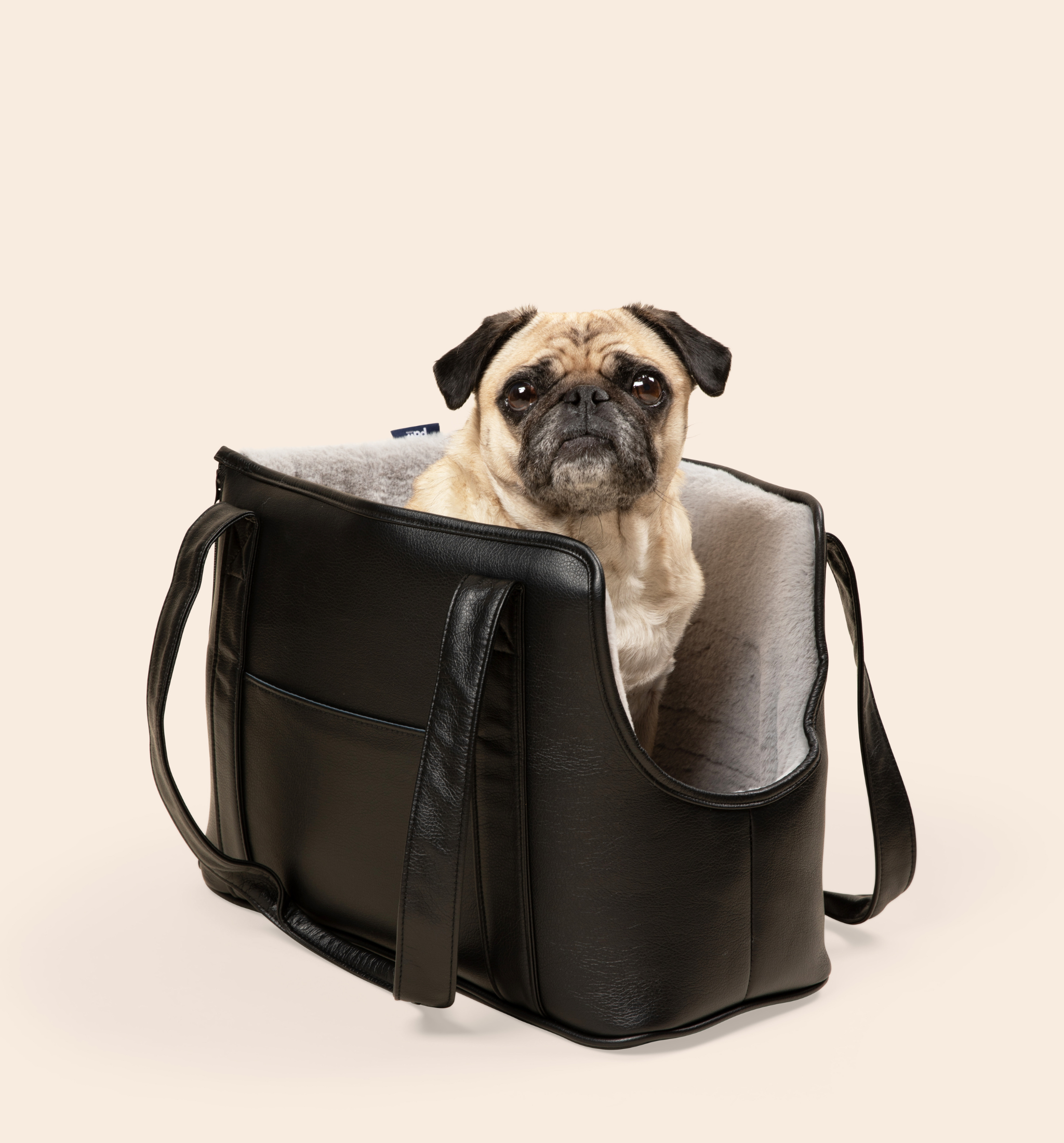 PupTote Faux Leather Small Dog Carrier Bag