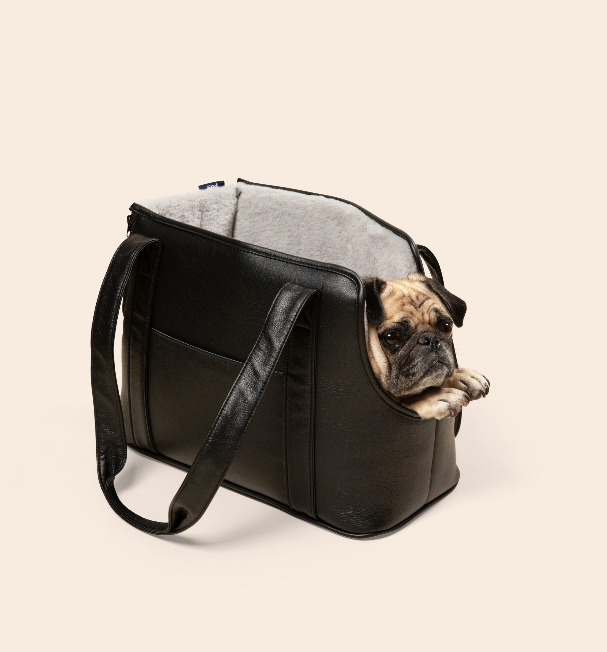 PupTote Faux Leather Small Dog Carrier Bag