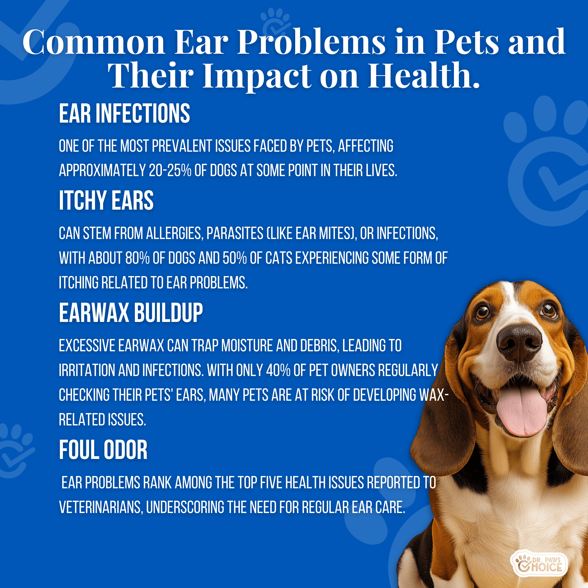 Oatmeal-Scented Ear Relief Finger Wipes for Cats & Dogs (50 Count)