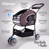 Ibiyaya Eva stroller and convertible car seat carrier for small dogs and cats