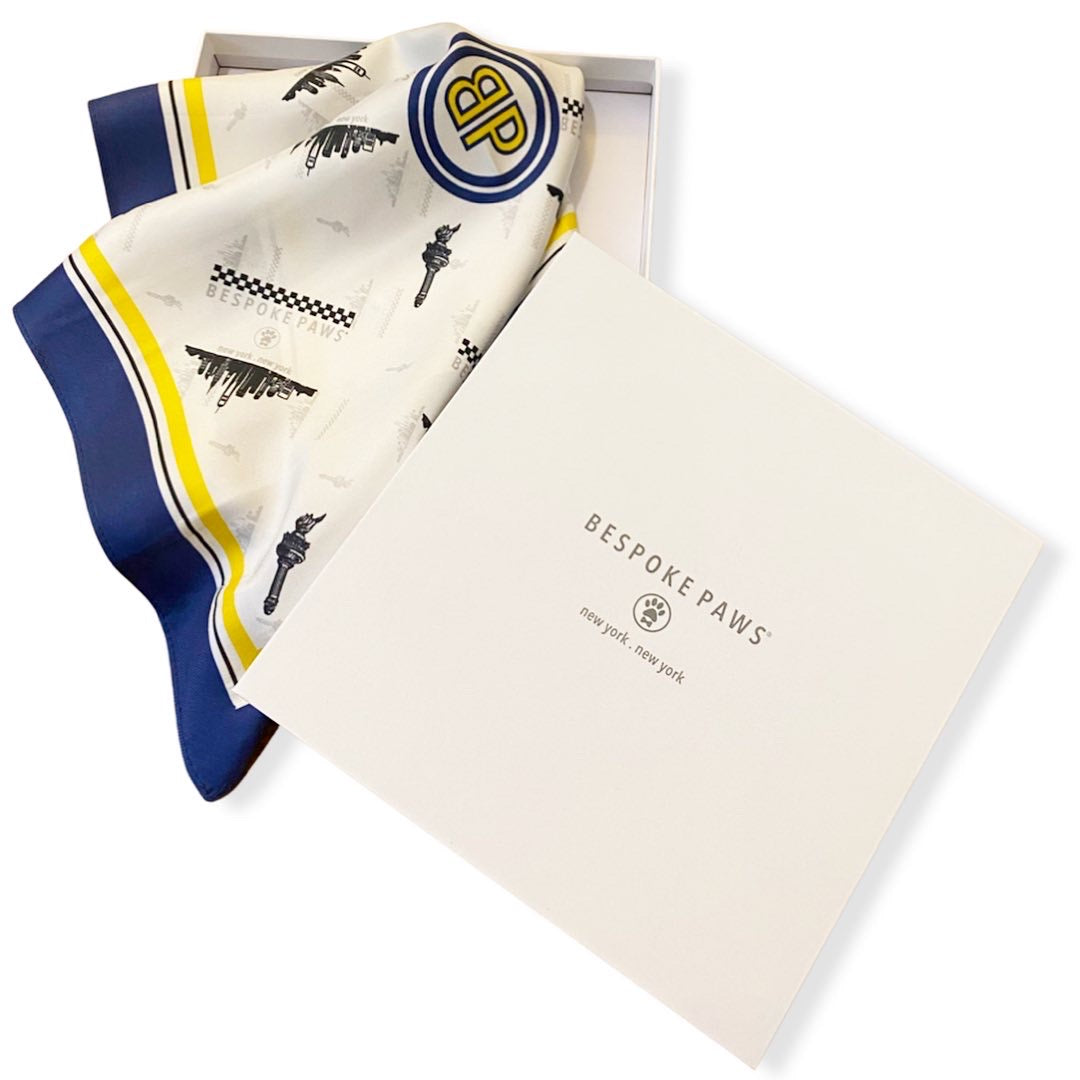 Erin 100% Silk Twill Dog Scarf, or Bandana