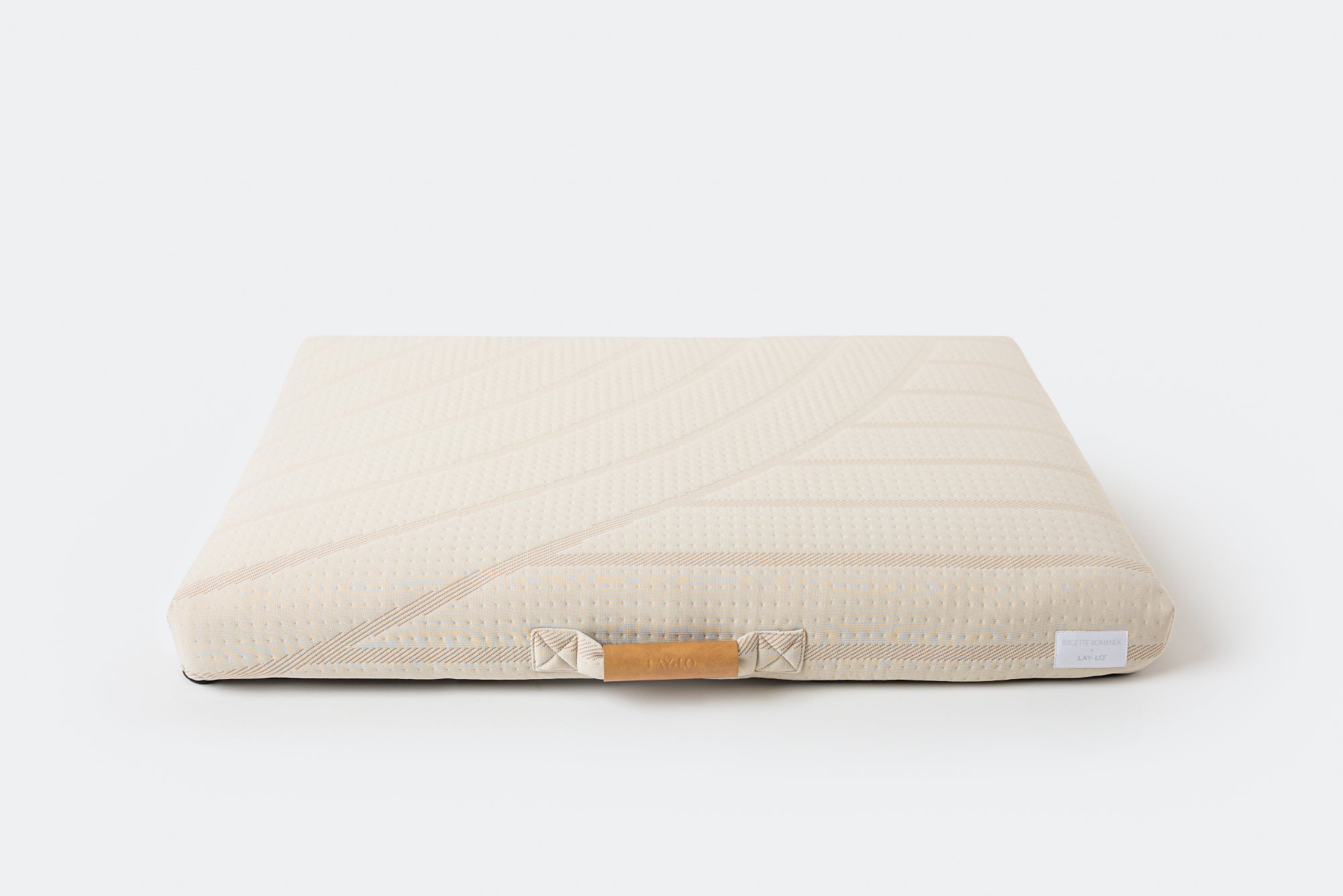 Brigette Romanek Designer | Designer Dog Bed With Removable Luxe Cover - Beige