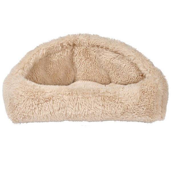 Canopy Cozy Fluffernutter Plush Dog Bed