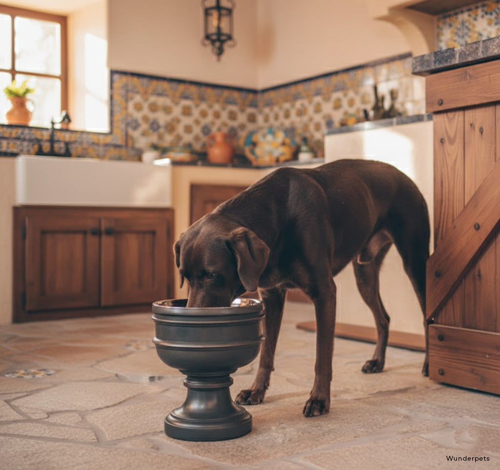 Chalice Style Summit Elevated Pet Bowl for Dogs & Cats