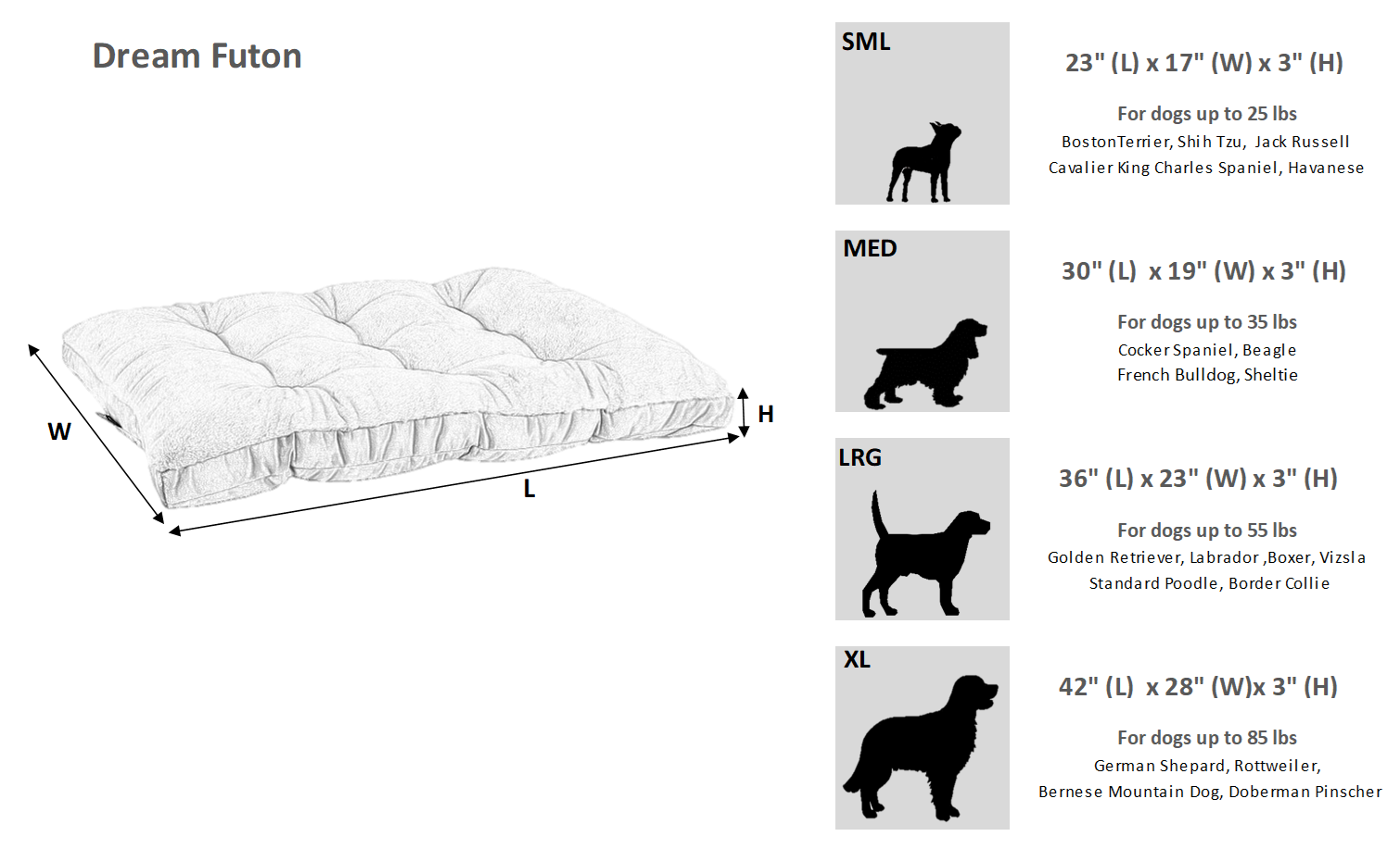 Dream Futon Dog Crate & Travel Bed