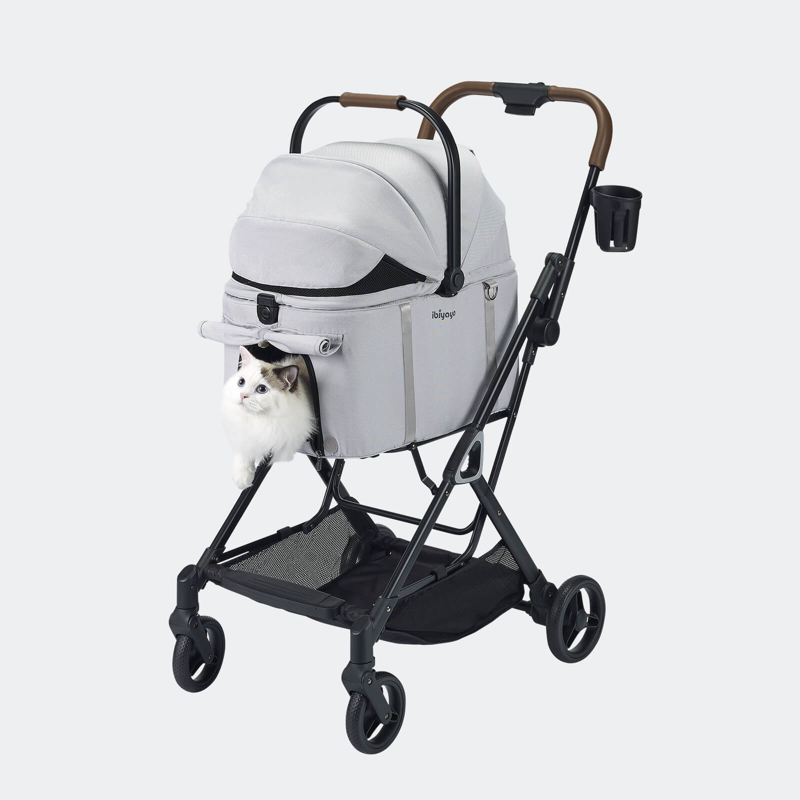 Lightweight Aluminum Stroller With Detachable Pet Carrier | Tinker
