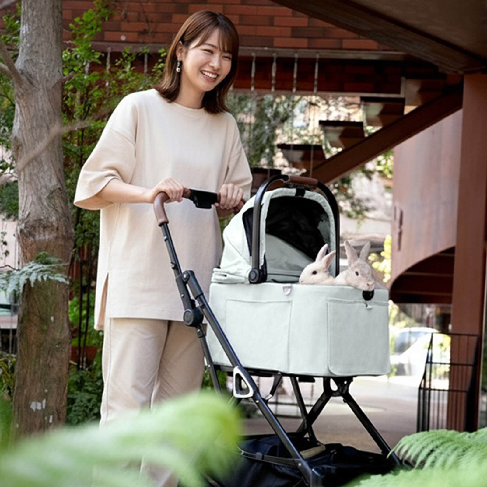 Lightweight Aluminum Stroller With Detachable Pet Carrier | Tinker