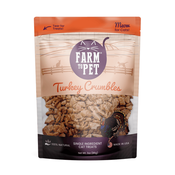 Turkey Crumbles for Cats