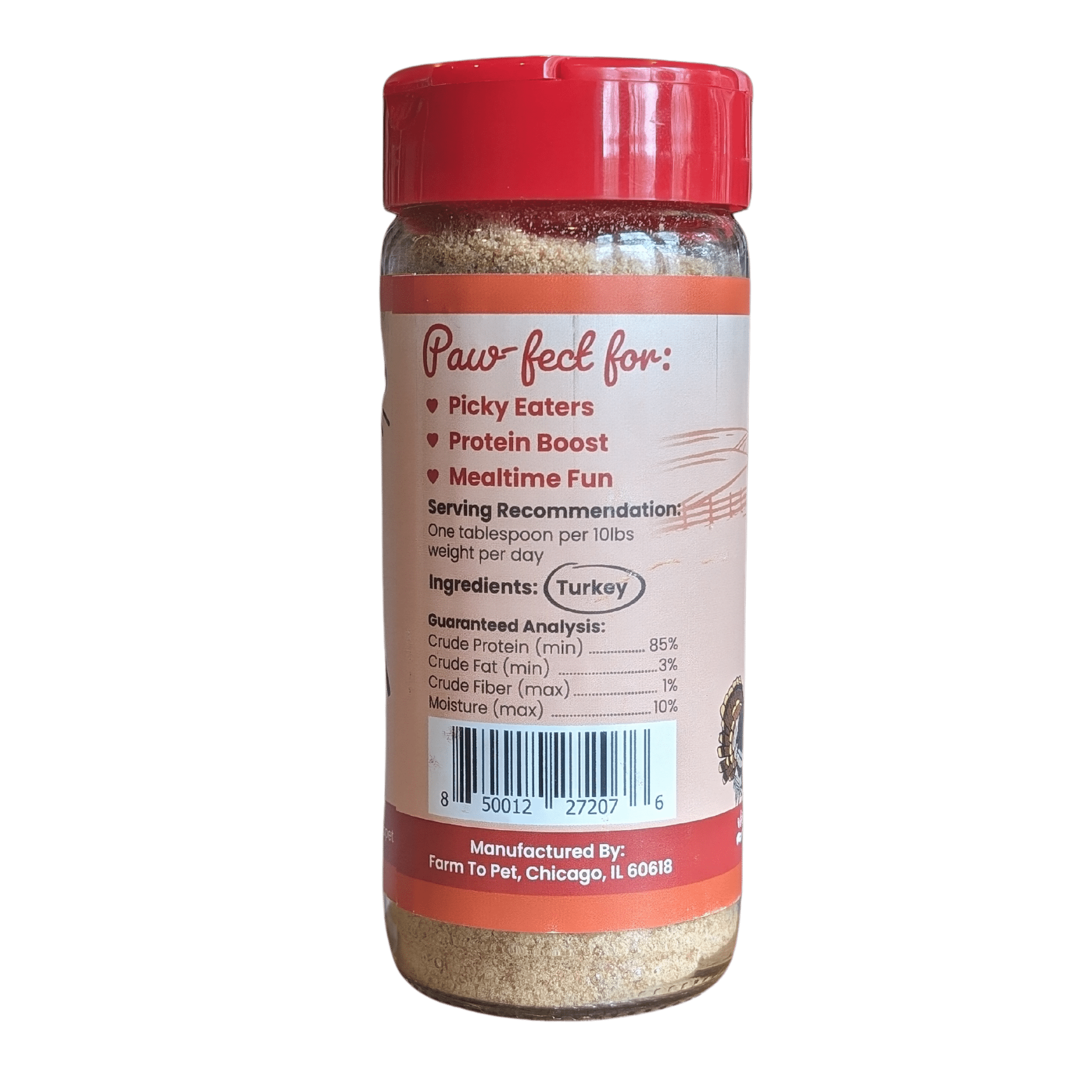 Turkey Treat Dog Food Topper