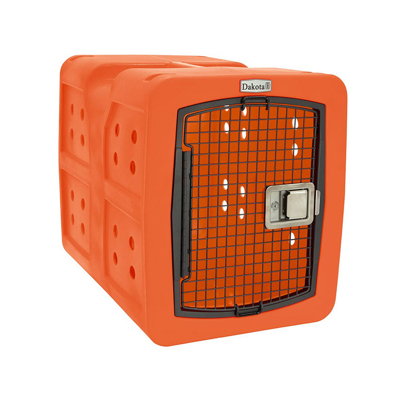 dakota dog kennel for medium size dogs in orange color