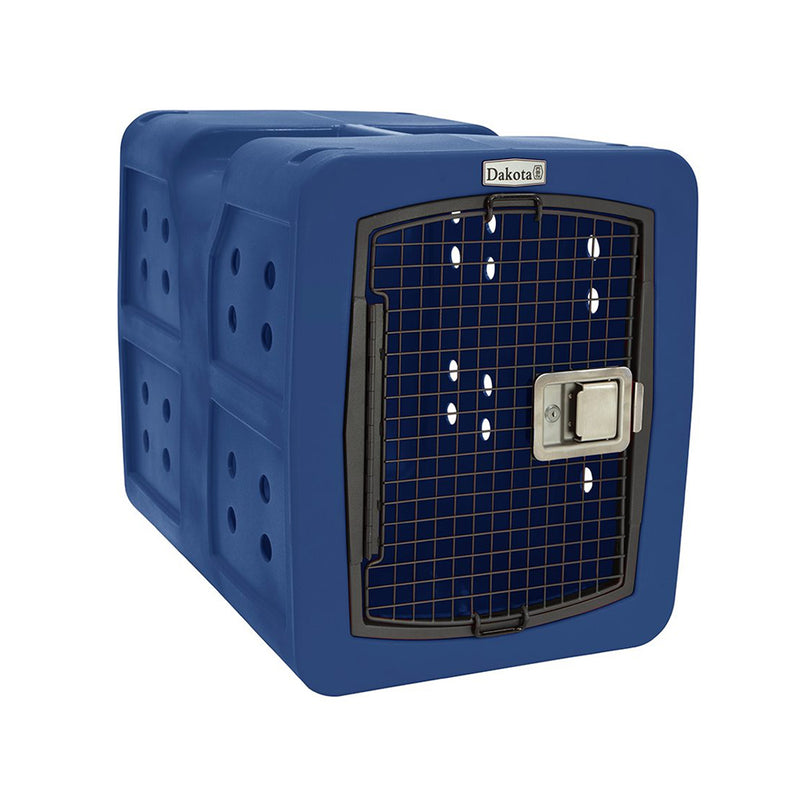 Dakota dog kennel for medium dogs in blue color