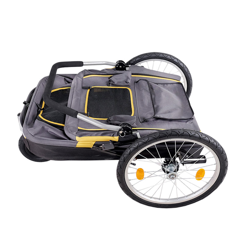 Foldable ibiyaya pet stroller for easy storage