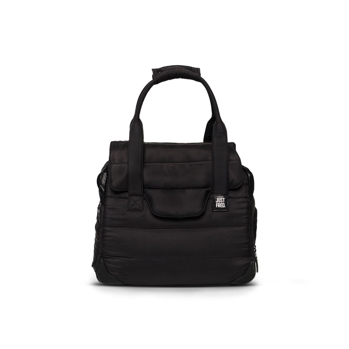 JUST FRED Companion Tote dog carrier in black, small size