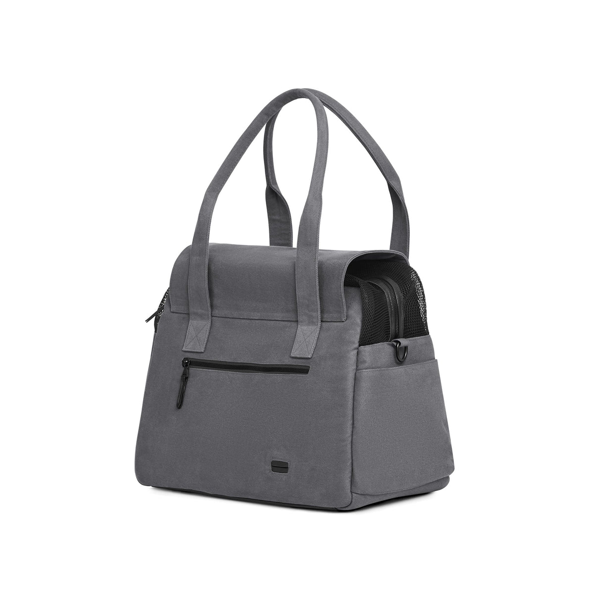 The Destination Tote in Gray | Small Dogs up to 13 lbs | TSA-Compliant In-Cabin Pet Carrier