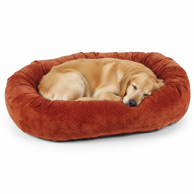 Durable Donut Dog Bed | Orthopedic, Calming Pet Bed For XS - XXL Dogs