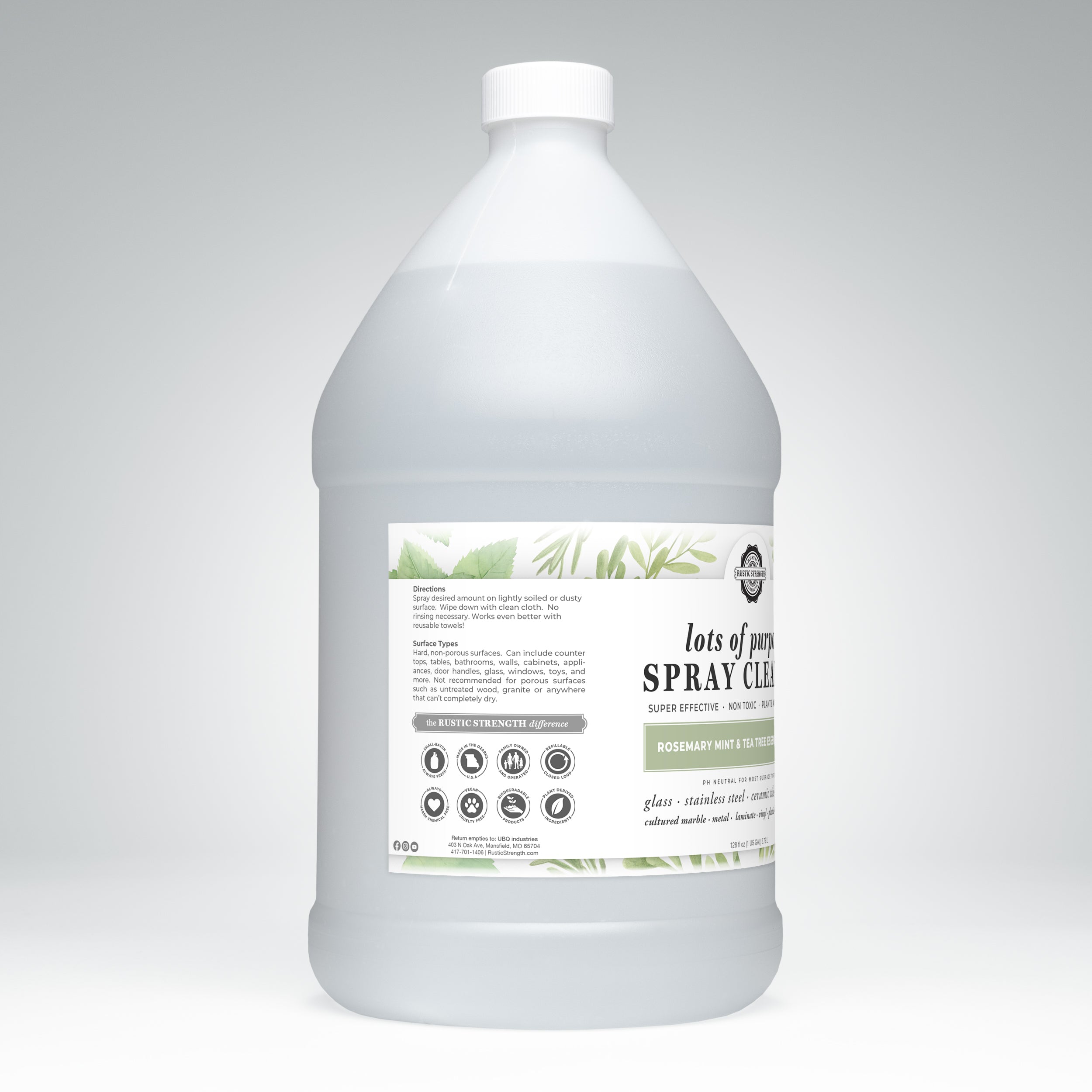 Lots of Purpose Spray Cleaner | Rosemary, Mint & Tea Tree