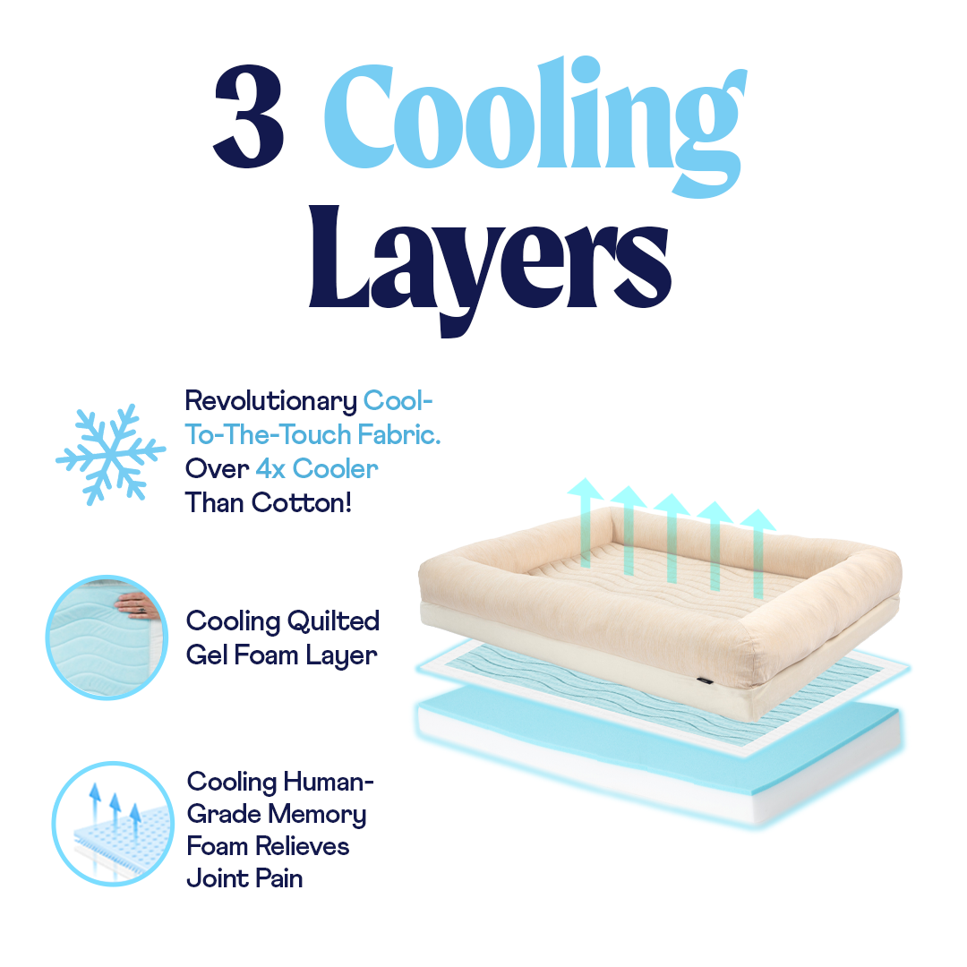PupChill™ Cooling Dog Bed For Large Dogs
