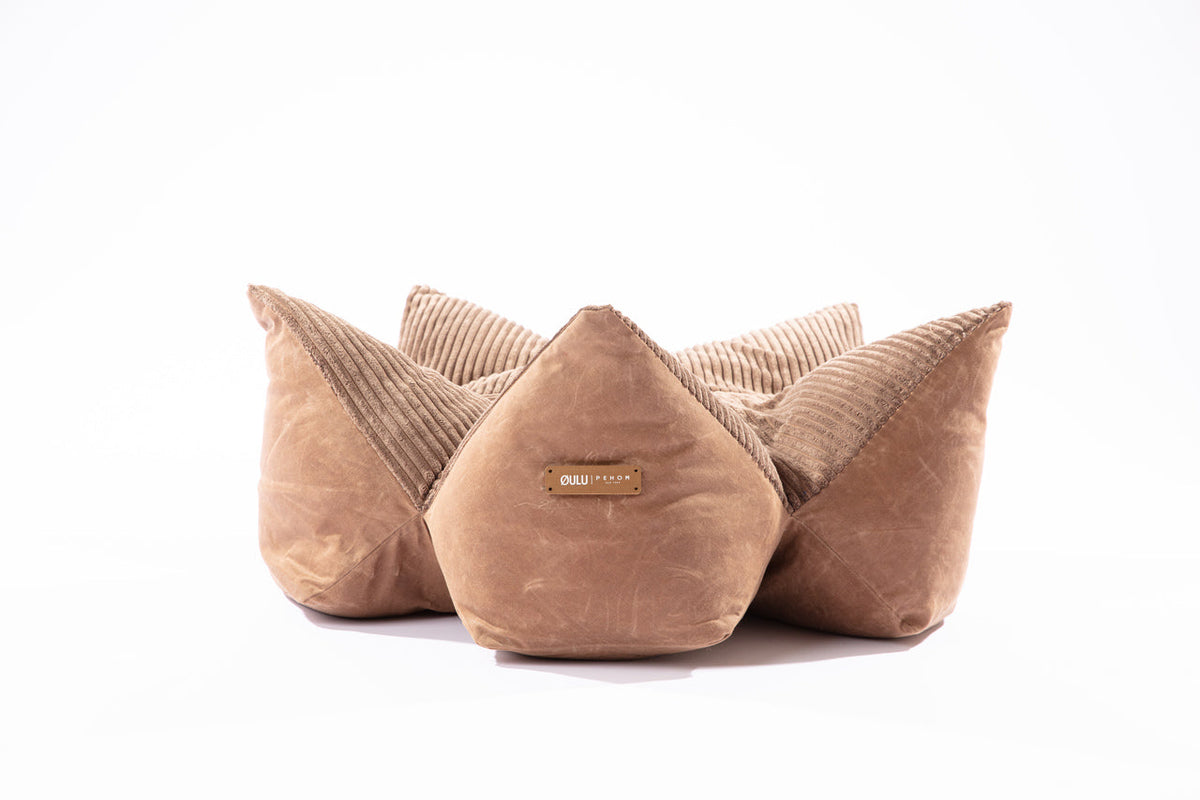 pehomnyc OULU X PEHOM - CUDDLE PET PILLOW BED- Navy Blue / Olive Green / Canyon Brown, photo 10