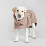 Paikka dog bath robe taupe