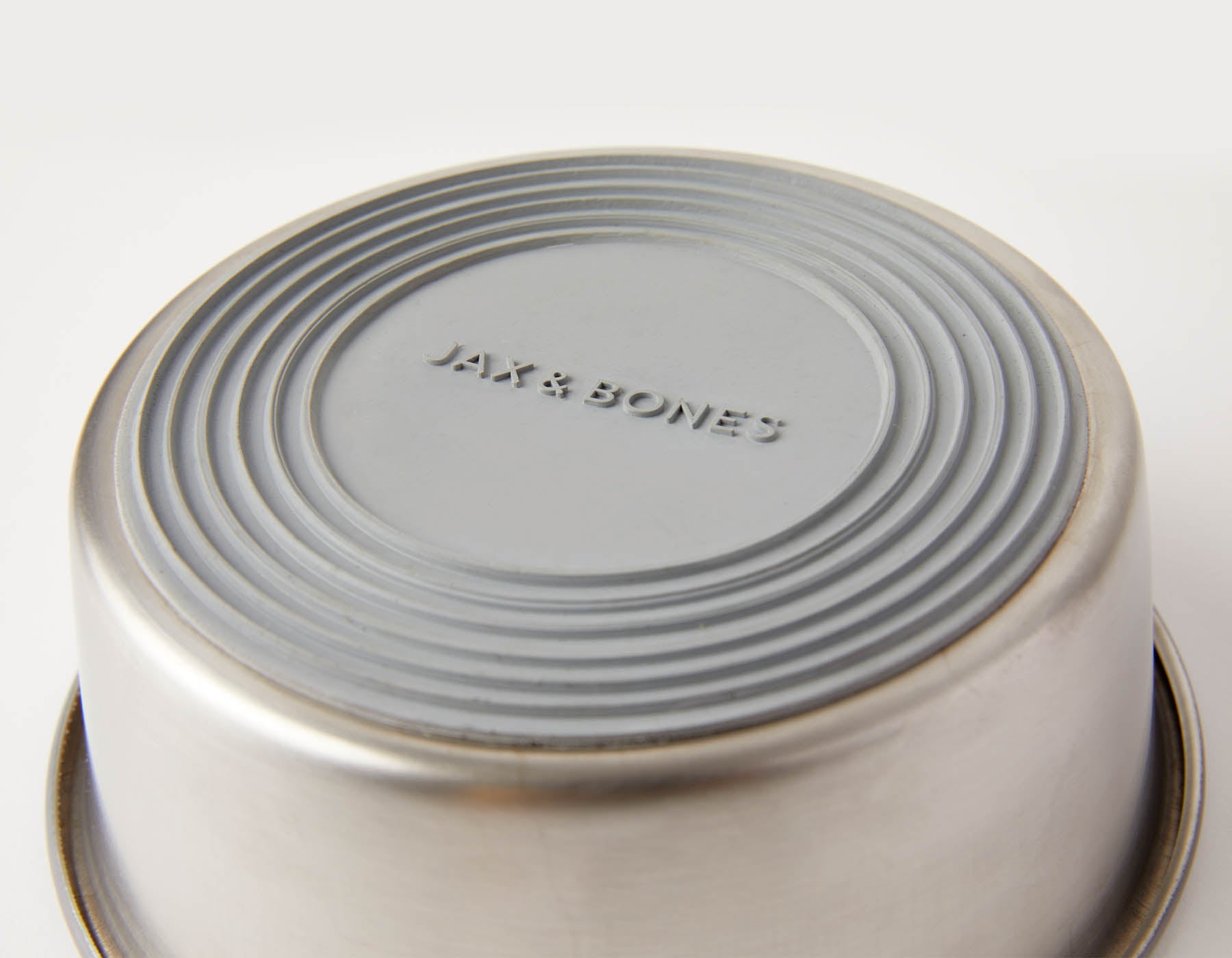 Slow Feeder Dog Bowl Blue - Anti Slip Stainless Steel