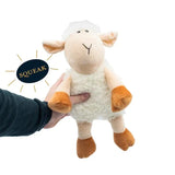 Pendleton squeaky plush lamb toy for dogs