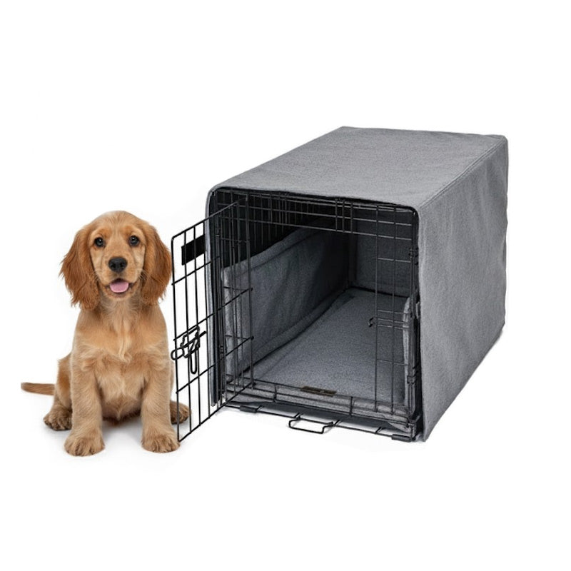 Puppy Crate Complete With Cover & Pad