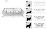 bowsers box dog bed sizing for small to extra large dogs