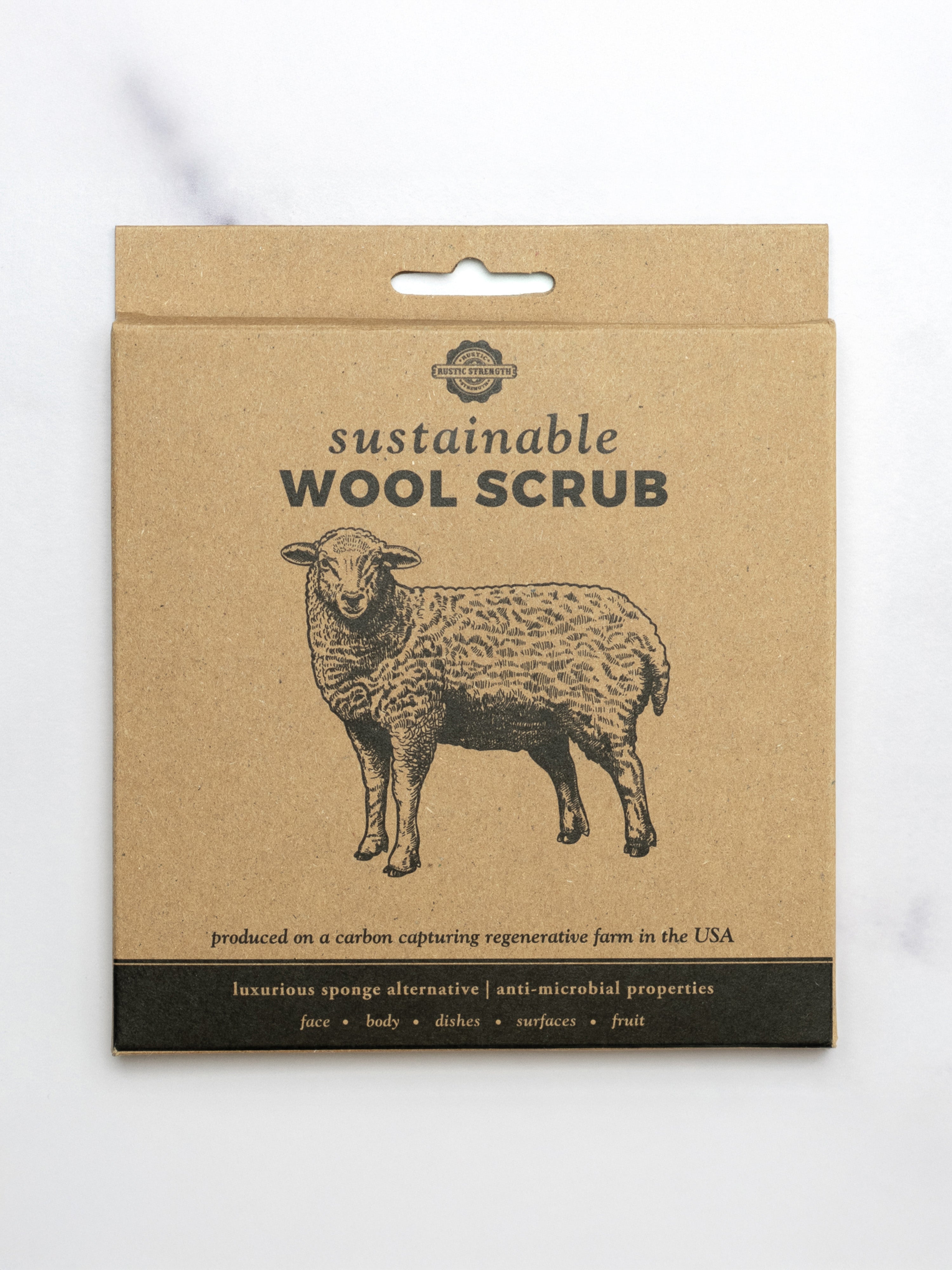 Sustainable Wool Scrub