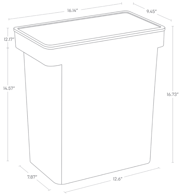 Airtight Dog Food Container (25 Lbs.) - XL Size