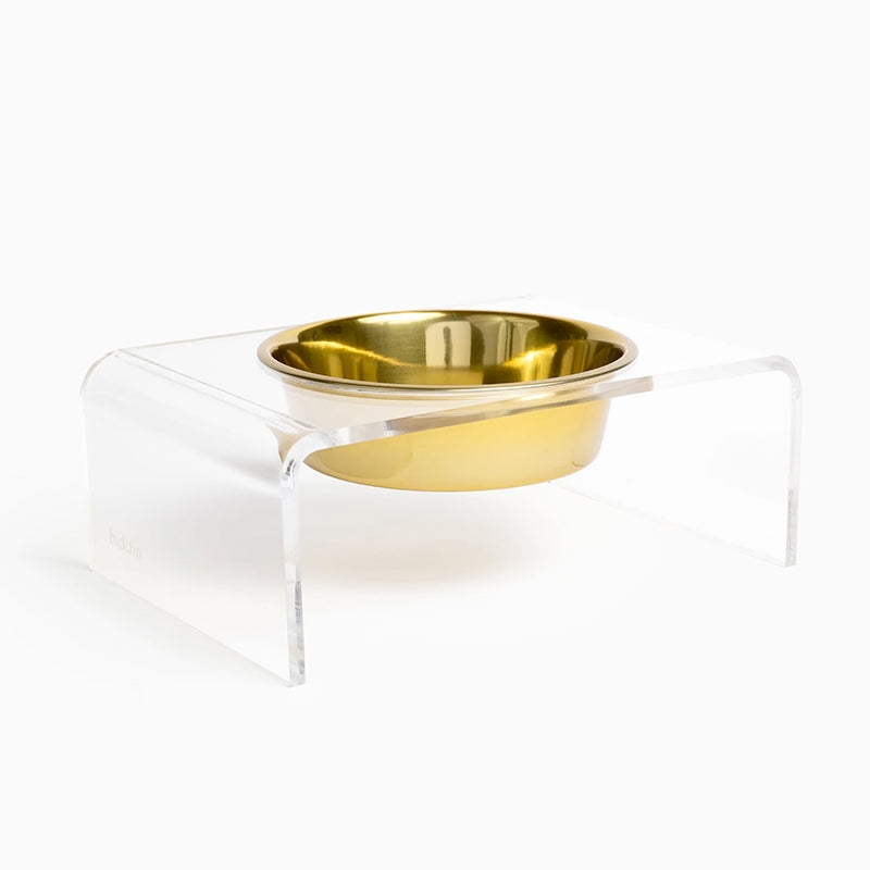 Stainless Steel Elevated Dog Bowl with Stand