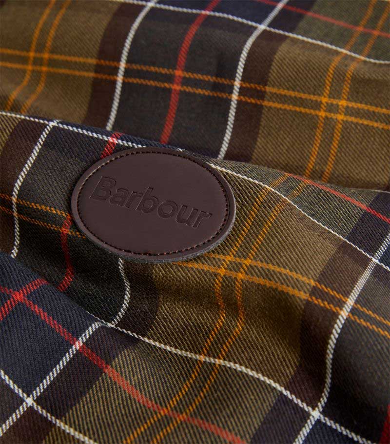 Barbour Fleece Dog Blanket in Classic Tartan