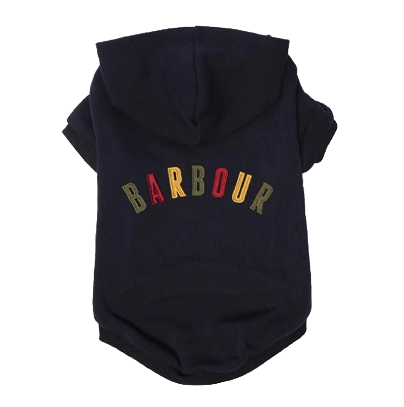 Barbour dog hoody logo