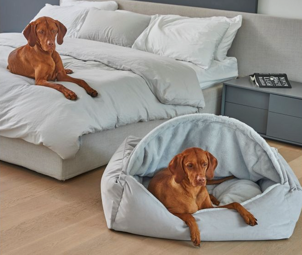 Large dog burrow bed best sale