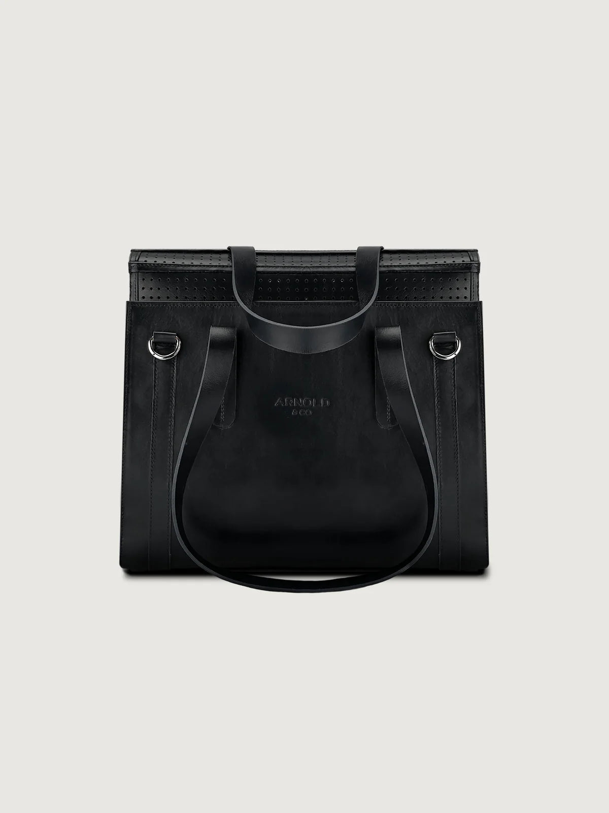 Black handbag for tiny small dogs