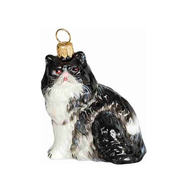 Persian Cat Christmas Ornament