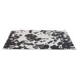 Bowsers wrangler stylish cowhide dog food bowl placemat