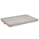 The best dog crate mattress with beige durable fabric