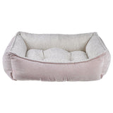 Bowsers pink luxury dog bed for large breeds