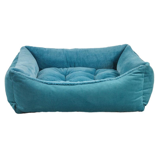 Bowsers Scoop Dog Bed With Soft Faux Fur Cover