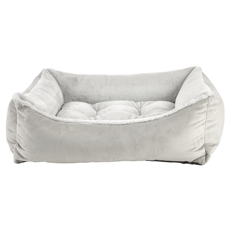 Bowsers Scoop Dog Bed With Soft Faux Fur Washable Cover