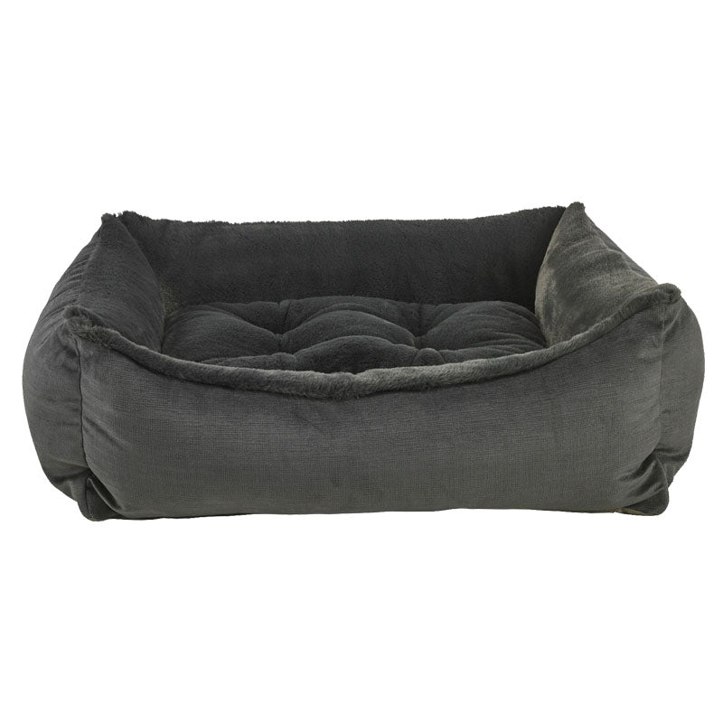 Bowsers Scoop Dog Bed, SML / Galaxy / Faux Fur