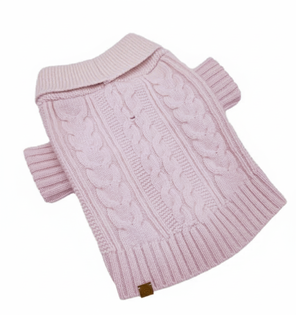 Cashmere Cardigan For Dogs, Brooklyn, Ivory