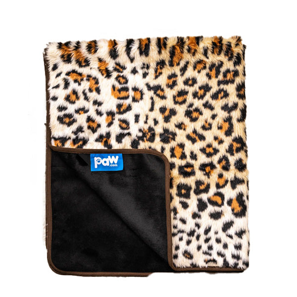 Cat Blanket Faux Fur Cheetah Print